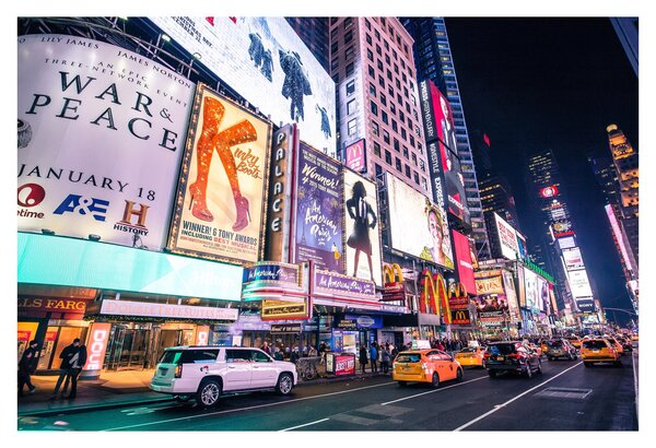 Kép - New York Theater District (90x60 cm)