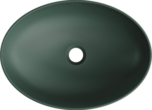 Mexen Cornelia, asztali mosogató 50 x 36 cm, sötétzöld matt, 21885047
