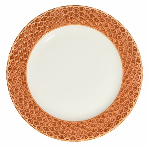 Hermia Étkészlet (24 darabos) WhiteOrange Orila Costa 24 Ytkm