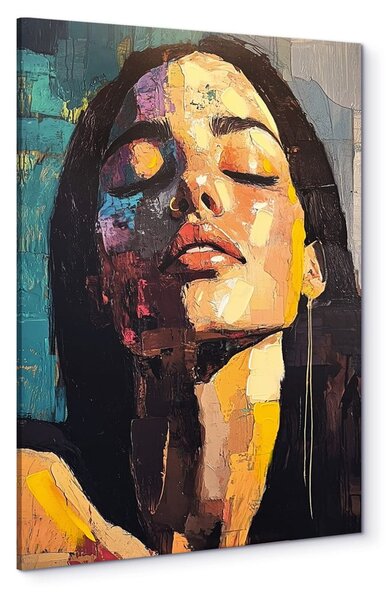 Kép kézzel festett részletekkel 70x100 cm Vivian – Styler