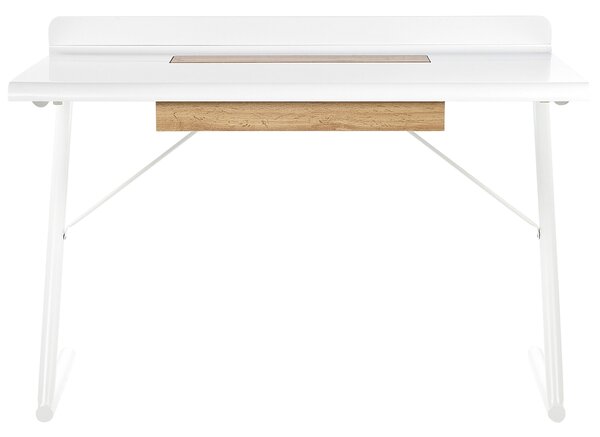 Íróasztal FOCUS Fehér 120 cm 60 cm fiókokkal