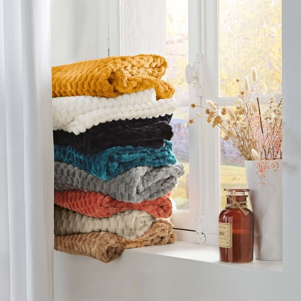Kék mikroflanel takaró 125x150 cm Mini Frosty – douceur d'intérieur