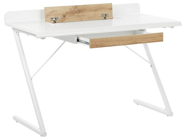Íróasztal FOCUS Fehér 120 cm 60 cm fiókokkal