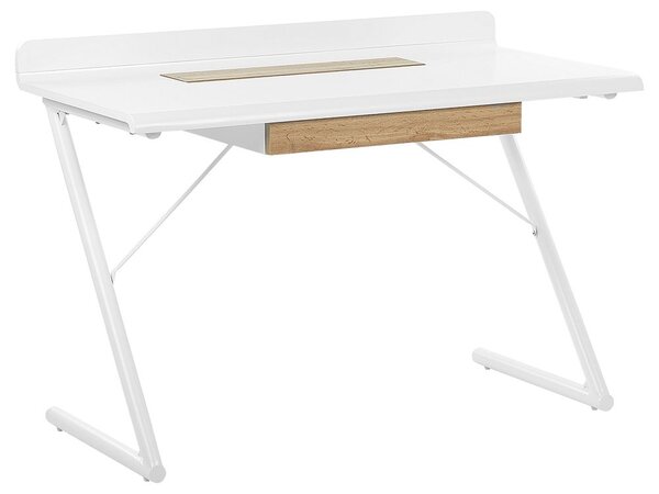 Íróasztal FOCUS Fehér 120 cm 60 cm fiókokkal