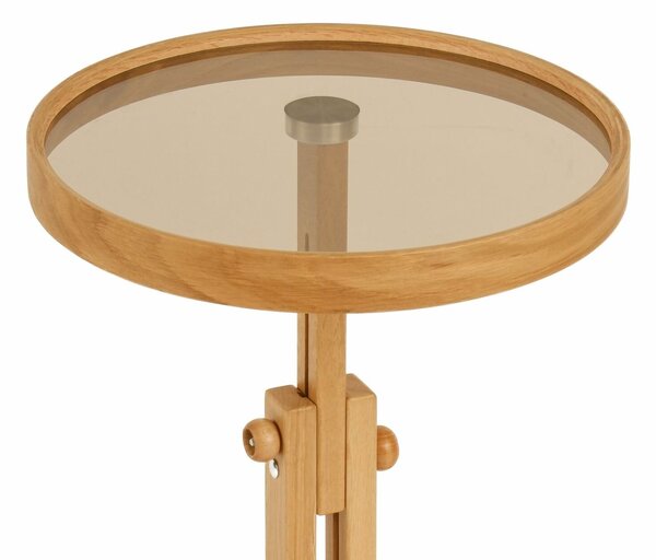 Hanah Home Side Table Oak Opus Yuvarlak 40 - Oak