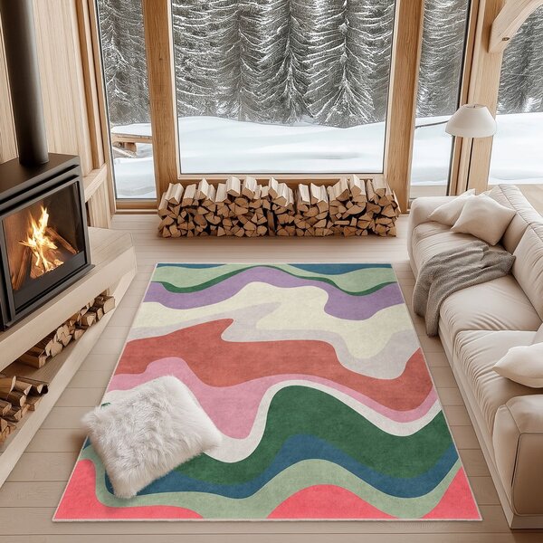 Mosható szőnyeg 160x230 cm Squiggly Breeze – Mila Home