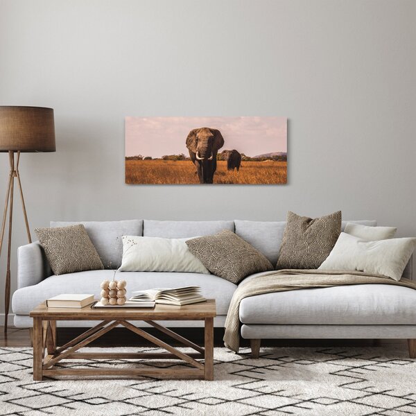Kép - Az elefánt érkezése (120x50 cm)