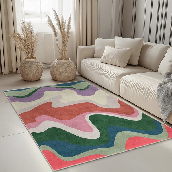 Mosható szőnyeg 160x230 cm Squiggly Breeze – Mila Home