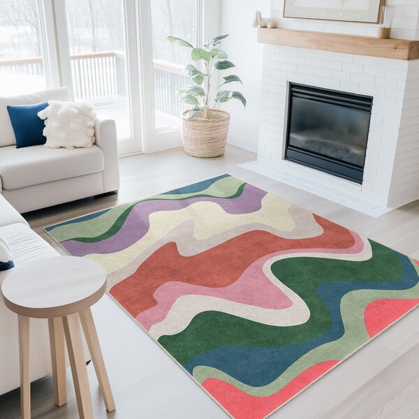 Mosható szőnyeg 160x230 cm Squiggly Breeze – Mila Home