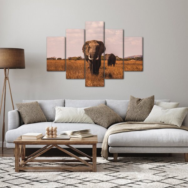 Kép - Az elefánt érkezése (150x105 cm)