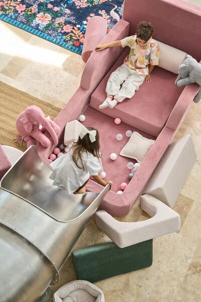 Atelier Del Sofa Gyerekágy Rózsaszín Funbed Egyszemélyes - Rózsaszín