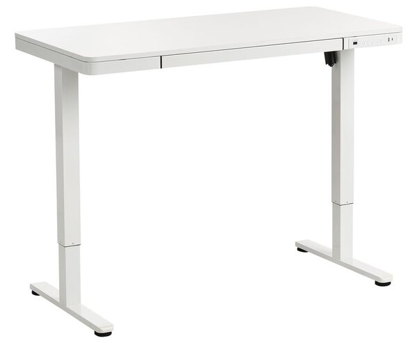 Elektromosan állítható asztal PENLY Fehér 120 cm 60 cm USB porttal