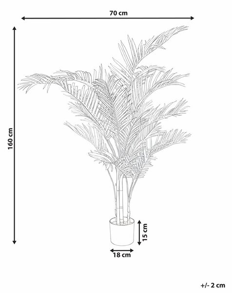 Műnövény ARECA PALM 160 cm Arany