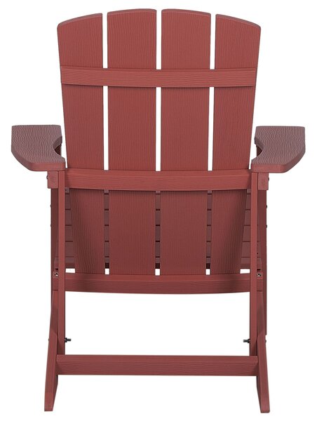 Kerti szék ADIRONDACK Piros