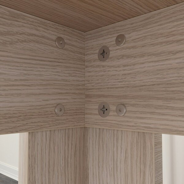 Hanah Home Dining Table Oak Single 90 - Oak