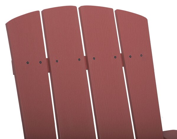 Kerti szék ADIRONDACK Piros