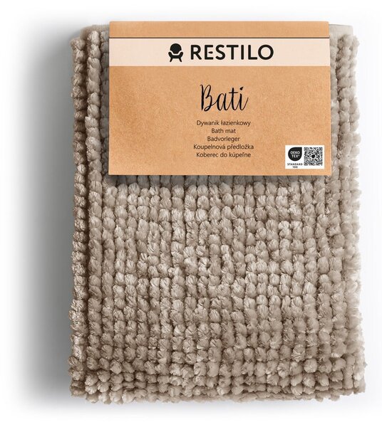 Világosbarna fürdőszobai kilépő 70x120 cm Bati – Restilo