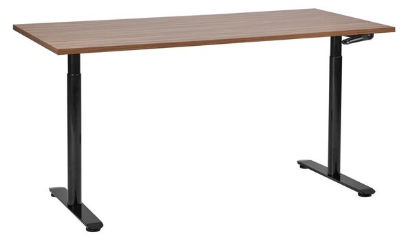 Manuálisan állítható asztal DESTINAS Barna/fekete 160 cm 72 cm