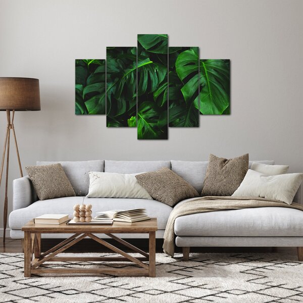 Monstery levelek képe (150x105 cm)