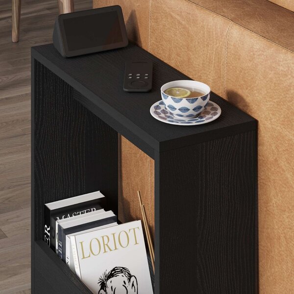 Hanah Home Simpi lerakóasztal, fekete fa