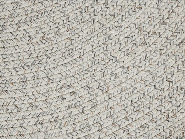 Fehér-bézs kerek kültéri szőnyeg ø 200 cm - NORTHRUGS