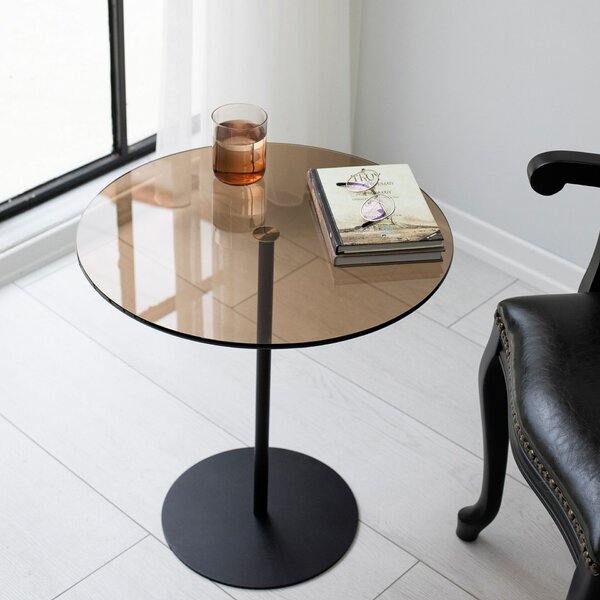 Hanah Home Side Table Black Bronze Chill-Out - Black, Bronze
