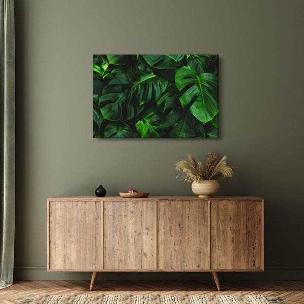 Monstery levelek képe (90x60 cm)