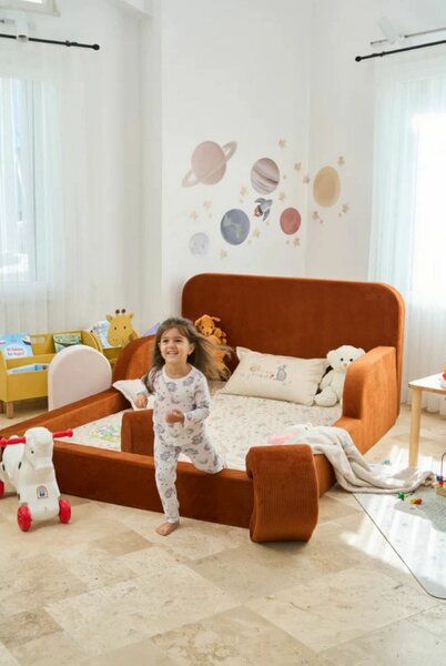 Atelier Del Sofa Gyerekágy Téglapiros Funbed Dupla 115 - Téglapiros