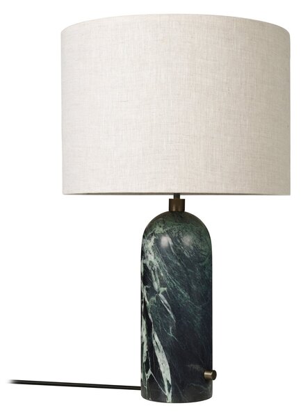 Asztali lámpa GUBI, Gravity Large, dimmable, Zöld, Nappali, Kő, Dizájn