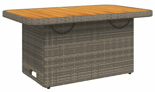 3 részes szürke polyrattan kerti ülőgarnitúra párnákkal