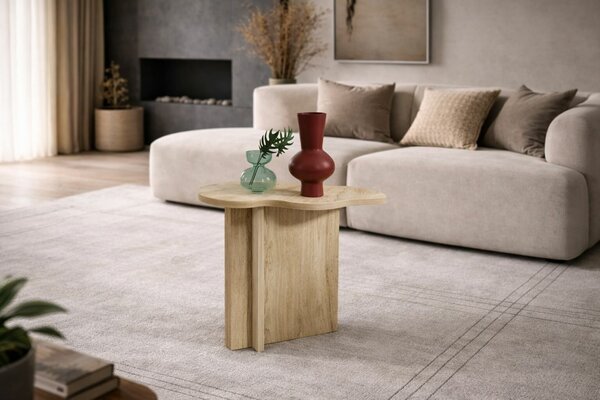 Hanah Home Side Table Sapphire Oak Messina