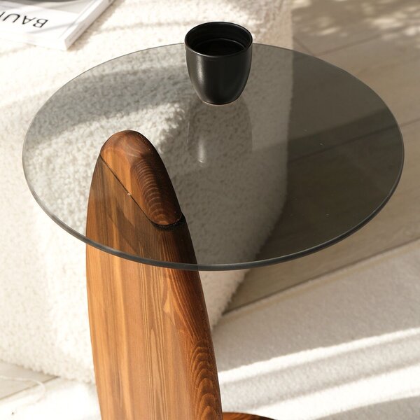 Hanah Home Lerakóasztal Chesnut Fume Surf - Chesnut, Fume