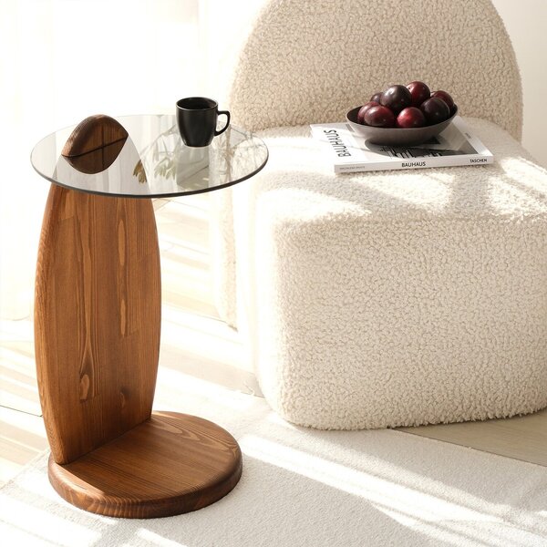 Hanah Home Lerakóasztal Chesnut Fume Surf - Chesnut, Fume