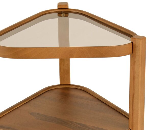 Hanah Home egymásba tolható asztal (2 darab) Walnut Nesta 2 - Diófa