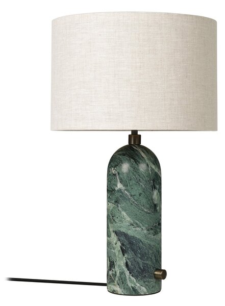 Asztali lámpa GUBI, Gravity Small, dimmable, Zöld, Nappali, Kő, Dizájn