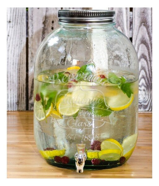 Authentic limonádé adagoló újrahasznosított üvegből, 12,5 l - Ego Dekor