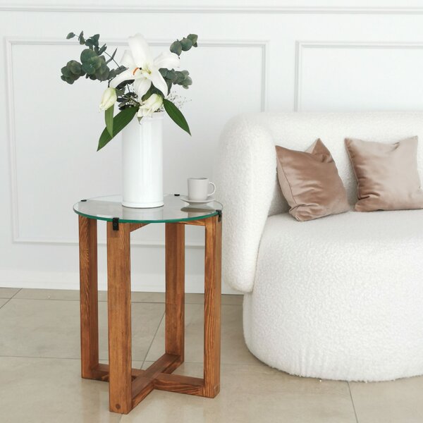 Hanah Home Fészekasztal (2 darabos) Walnut Amalfi - dió