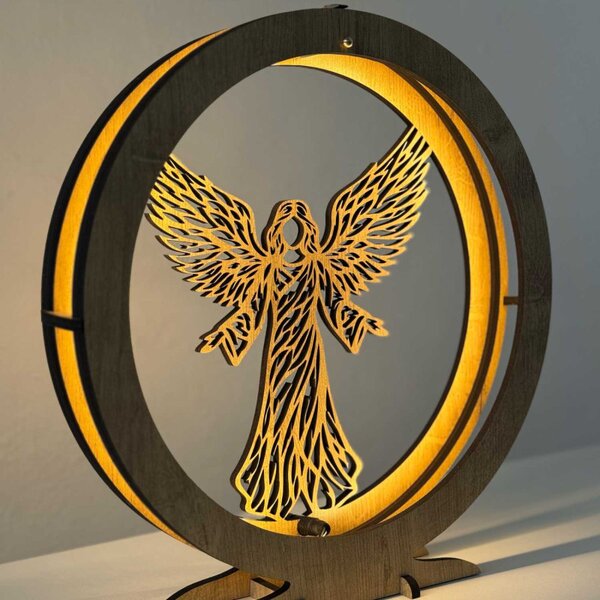 LED lámpa Angel of Light – Modern dekoráció háttérvilágítással | RAFAELL