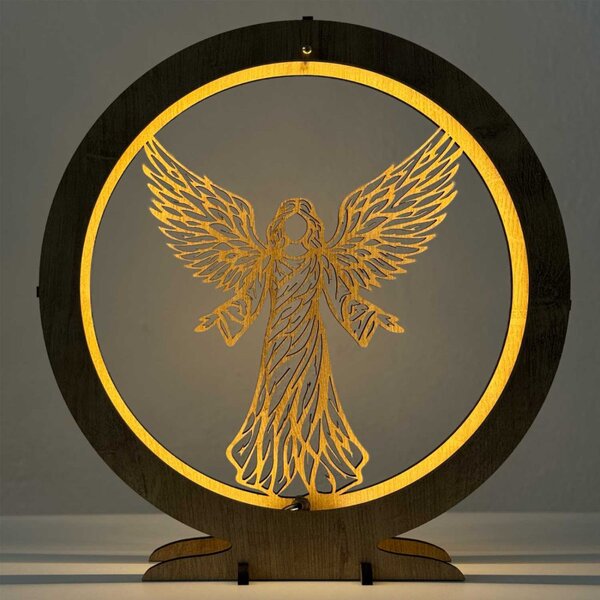LED lámpa Angel of Light – Modern dekoráció háttérvilágítással | RAFAELL