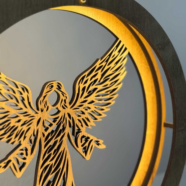 LED lámpa Angel of Light – Modern dekoráció háttérvilágítással | RAFAELL
