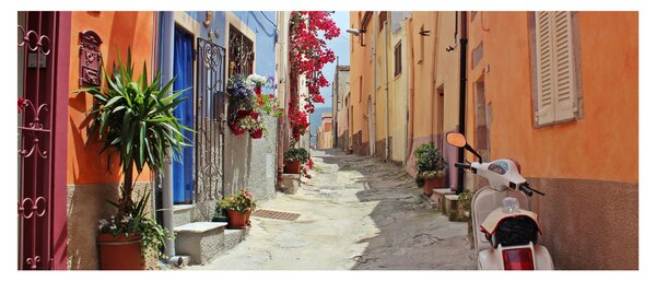Szardínia utcáinak képe (120x50 cm)