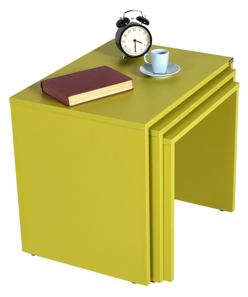 Hanah Home Fészekasztal zöld Shp-103-Yy-1
