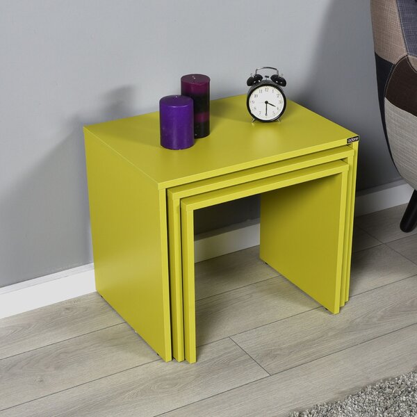 Hanah Home Fészekasztal zöld Shp-103-Yy-1
