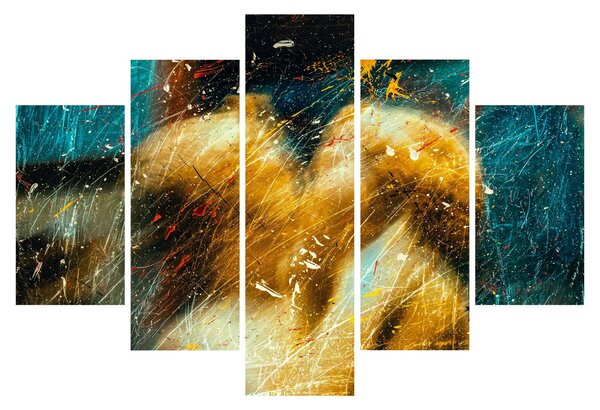 Kép - Csókolózó angyalok (150x105 cm)