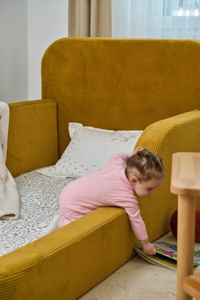 Atelier Del Sofa Kid's Bed Mustard Funbed Single - Mustard