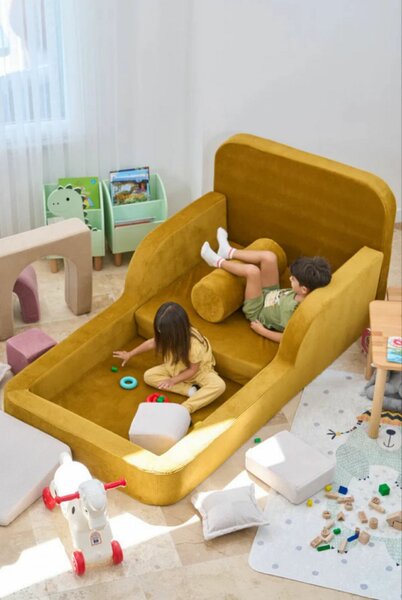 Atelier Del Sofa Kid's Bed Mustard Funbed Single - Mustard