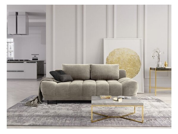 Cumulus bézs háromszemélyes kinyitható kanapé - Windsor & Co Sofas