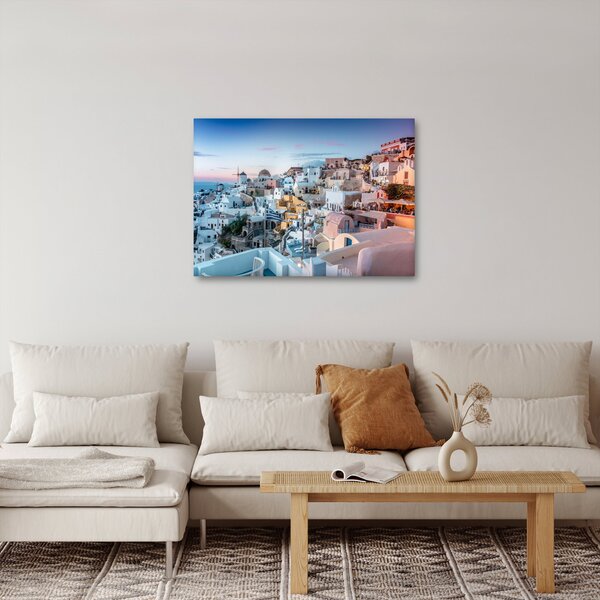 Kép - Alkonyat Santoriniban (70x50 cm)
