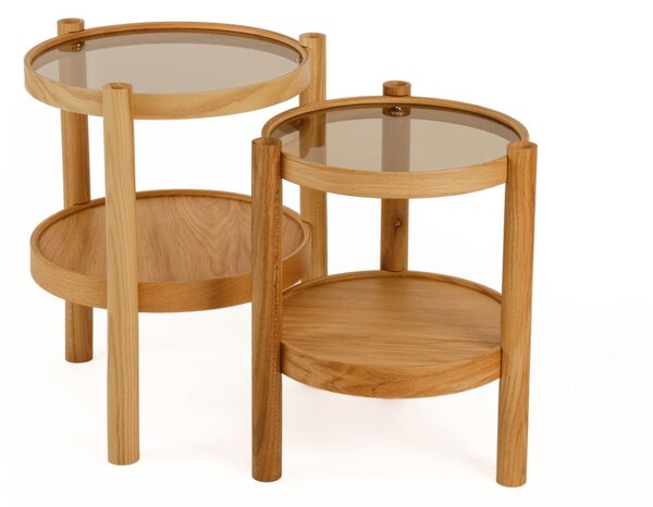 Hanah Home Nesting Table (2 darab) Tölgy Ekol 2 - Tölgy