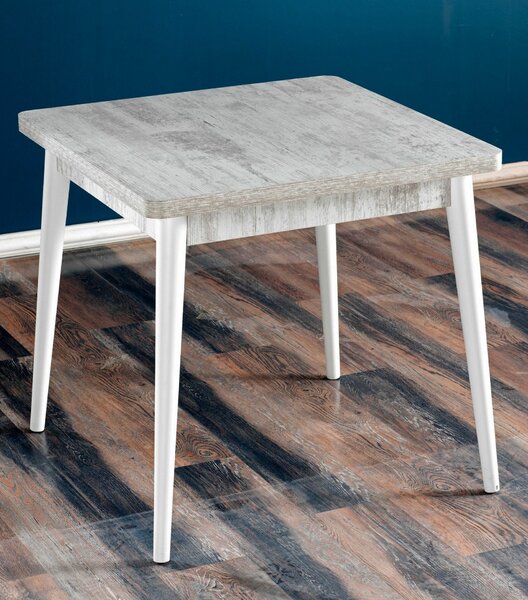 Hanah Home Étkezőasztal Antique White Flora Antik - Antik, Fehér